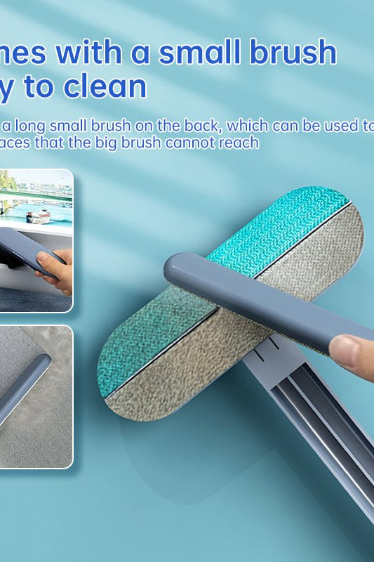 3 - in - 1 Long Handle Pet Hair Brush – Window, Fur & Surface Cleaner - FurBegone