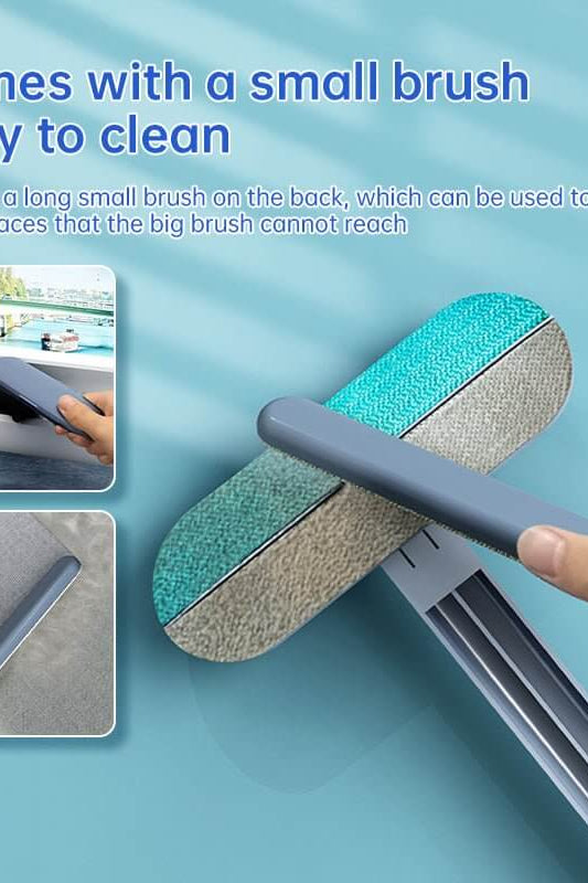 3 - in - 1 Long Handle Pet Hair Brush – Window, Fur & Surface Cleaner - FurBegone