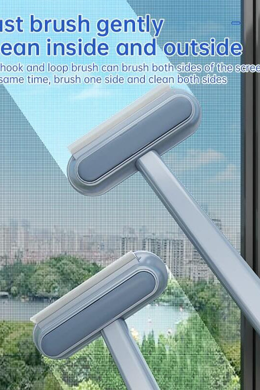 3 - in - 1 Long Handle Pet Hair Brush – Window, Fur & Surface Cleaner - FurBegone