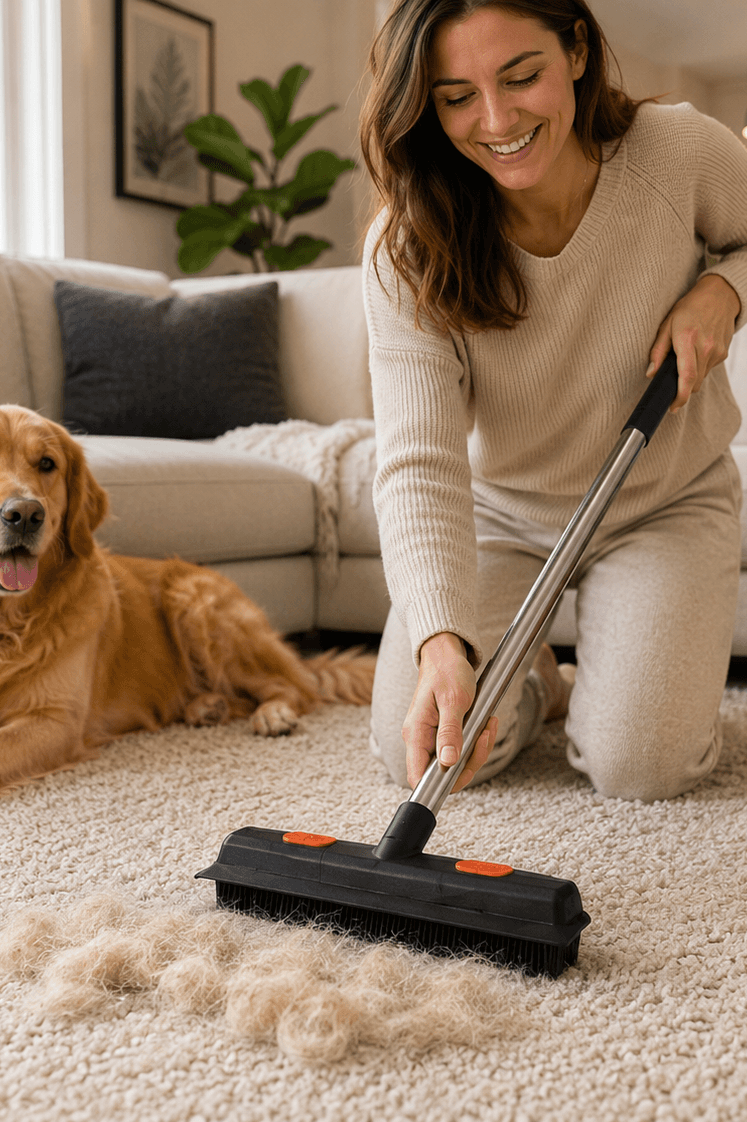 Pet hair mop for carpets and floors – FurBegone