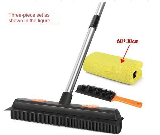 Pet Hair Removal Mop & Carpet Sweeper – Dog & Cat Hair Remover Brush with Lint Roller - FurBegone