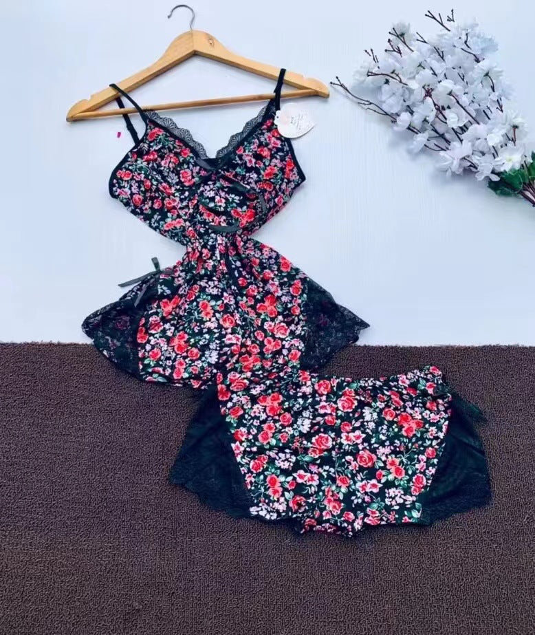 Fashionable Women's Sleepwear Lingerie Sexy Nightwear Set
