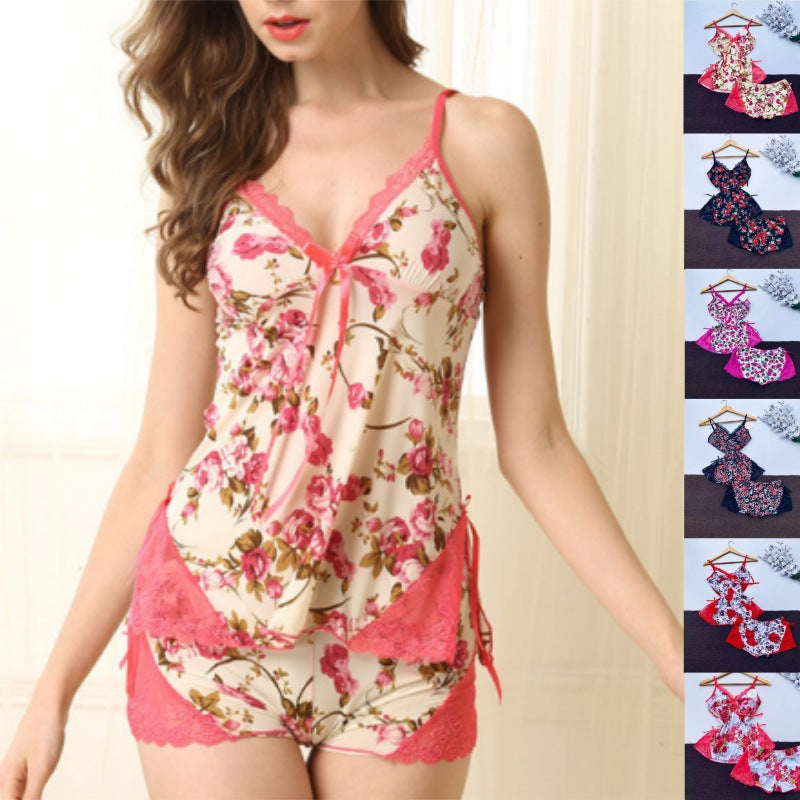 Fashionable Women's Sleepwear Lingerie Sexy Nightwear Set