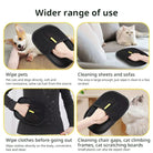 3 - in - 1 Pet Hair Removal Gloves – Grooming, Deshedding & Surface Cleaner - FurBegone