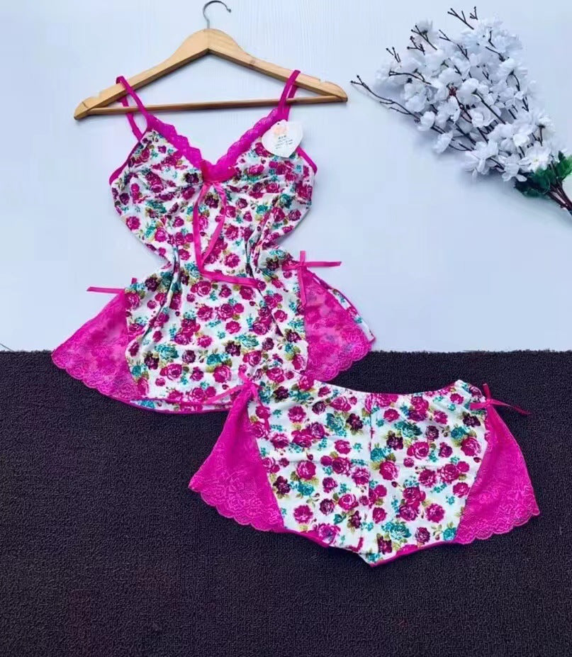 Fashionable Women's Sleepwear Lingerie Sexy Nightwear Set