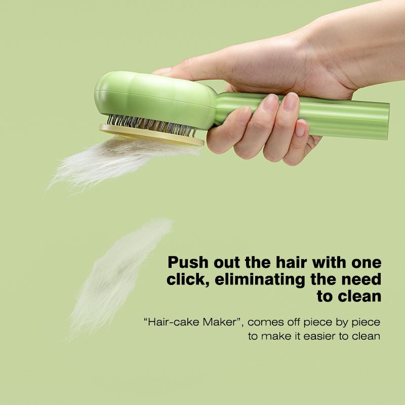 Self - Cleaning Sunflower Pet Comb – Cat & Dog Grooming Brush - FurBegone