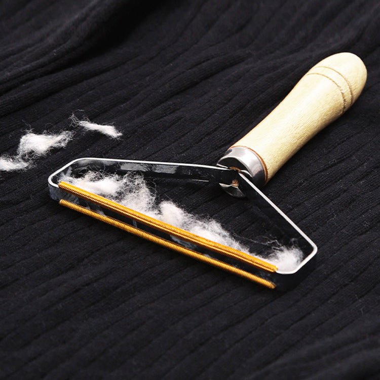 Wooden Handle Lint Remover – Double - Sided Pet & Lint Hair Removal Tool - FurBegone